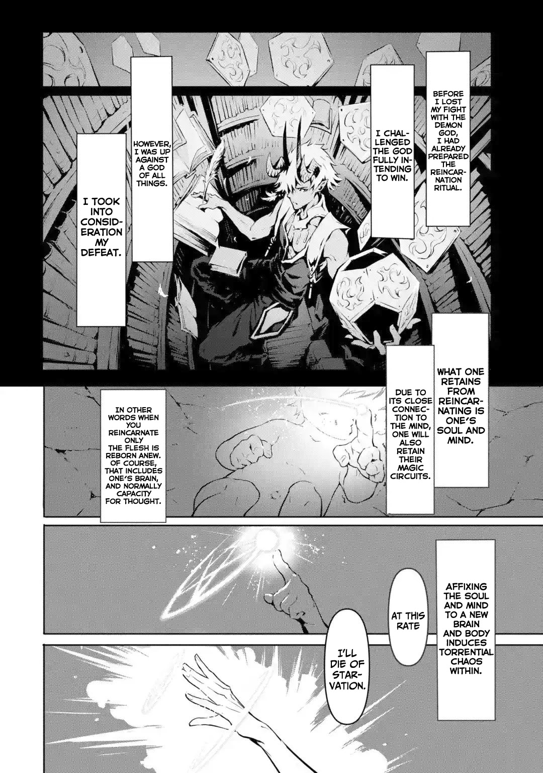 The God-Slaying Demon King: Reincarnated as a Mere Mortal to Become the Strongest in History!	 chapter 1 page 24