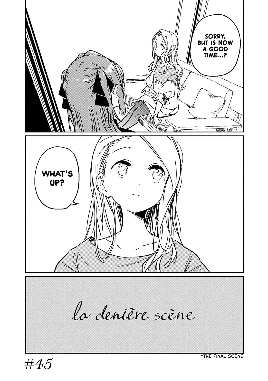 Kamiina Botan, Yoeru Sugata wa Yuri no Hana. chapter 45 page 1