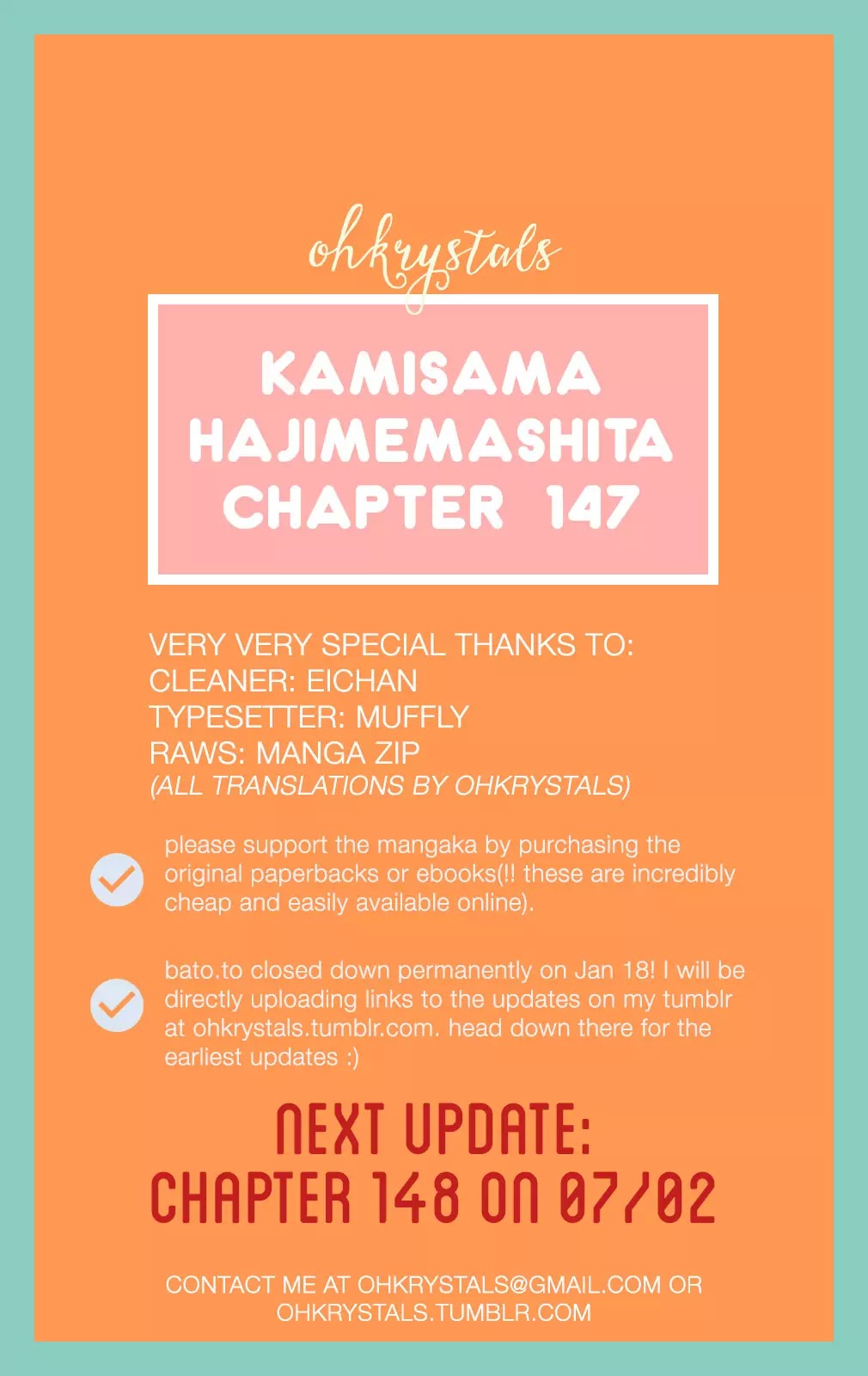 Kamisama Hajimemashita chapter 147 page 1