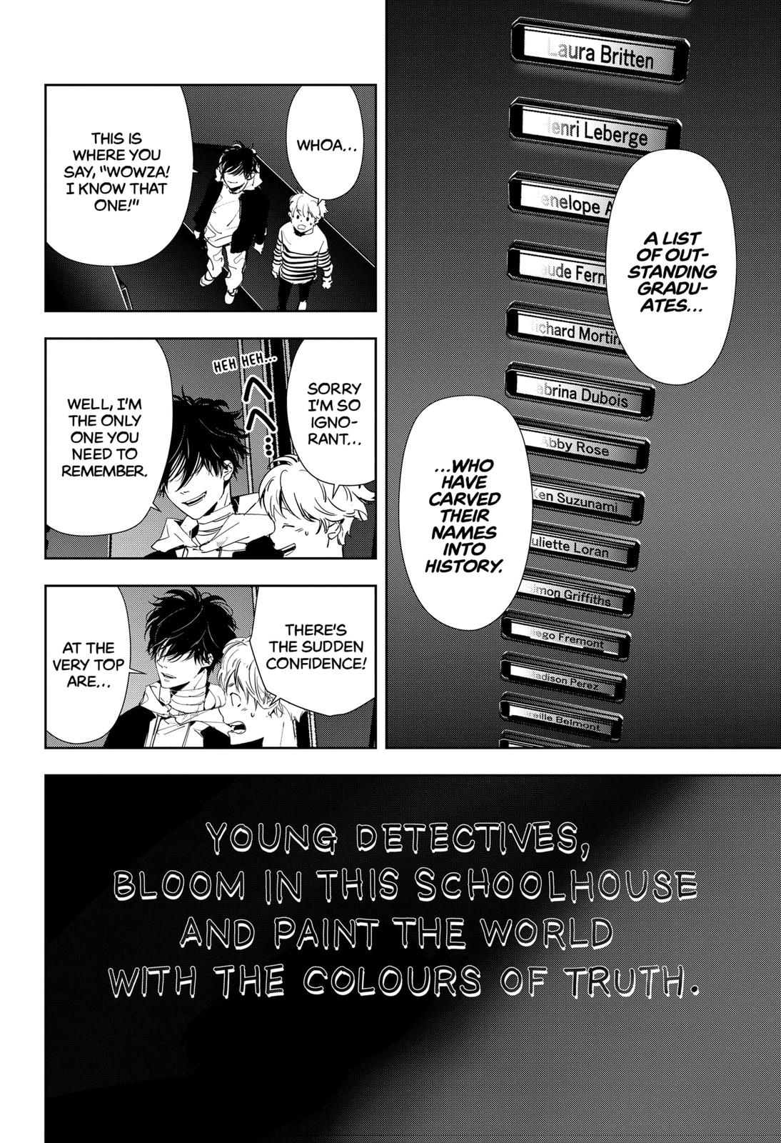 Kamonohashi Ron no Kindan Suiri chapter 98 page 14