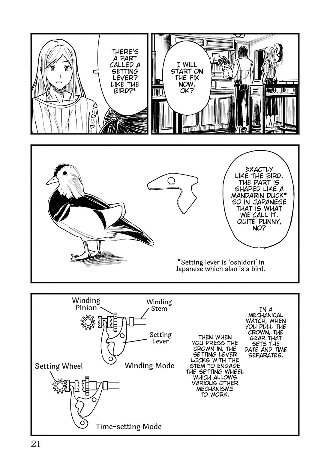 Kanmuri-san's Watch Workshop chapter 13 page 19