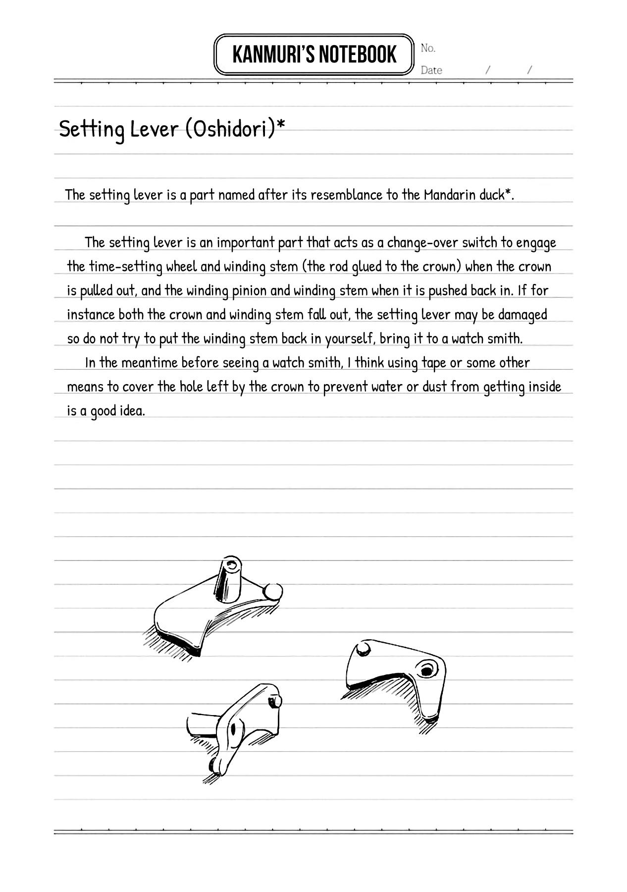 Kanmuri-san's Watch Workshop chapter 14 page 30