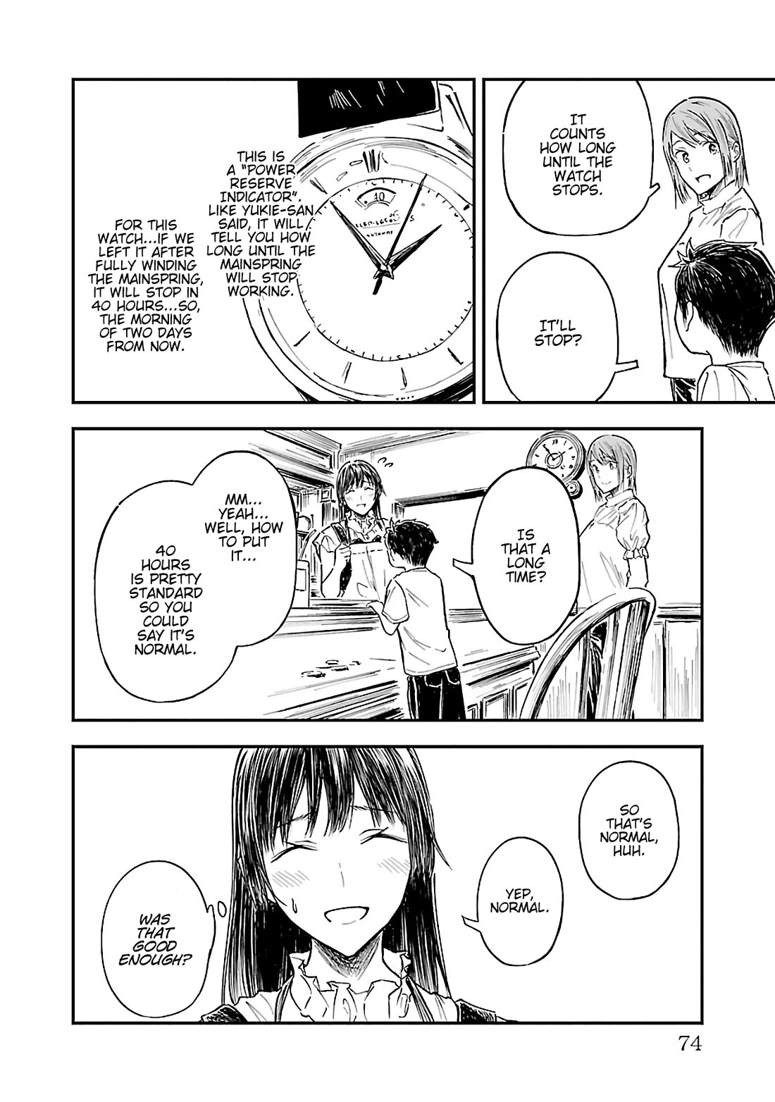 Kanmuri-san's Watch Workshop chapter 15 page 18