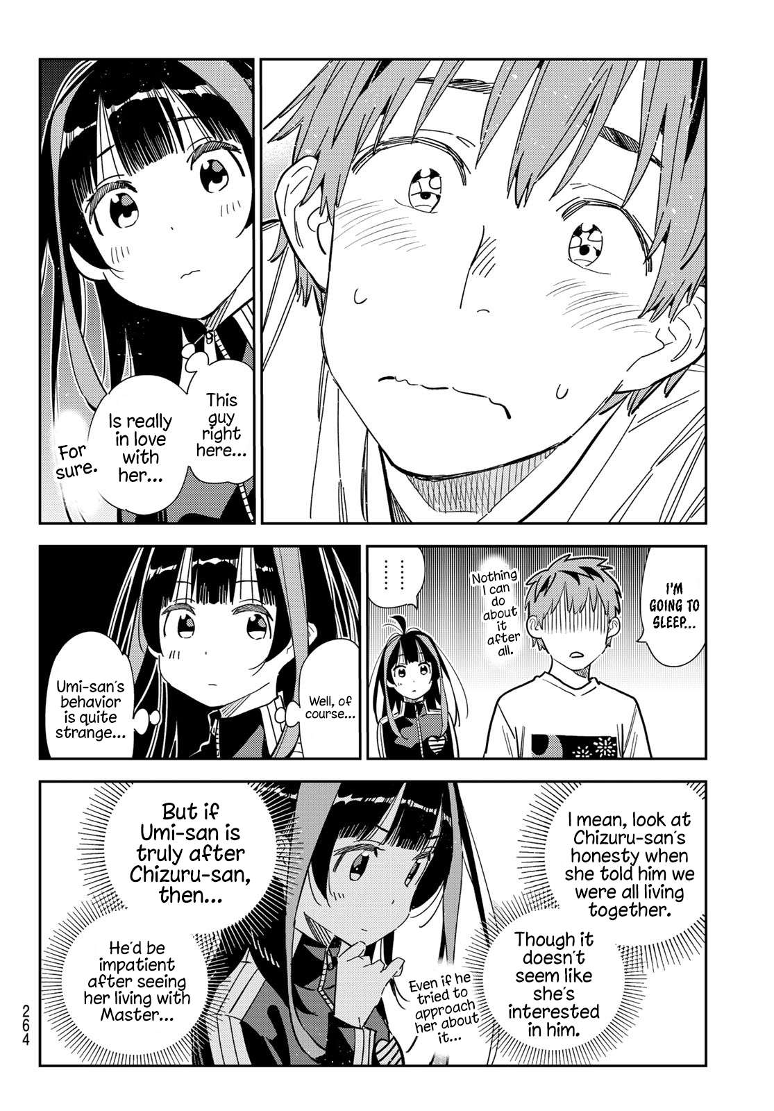 Kanojo, Okarishimasu chapter 288 page 12