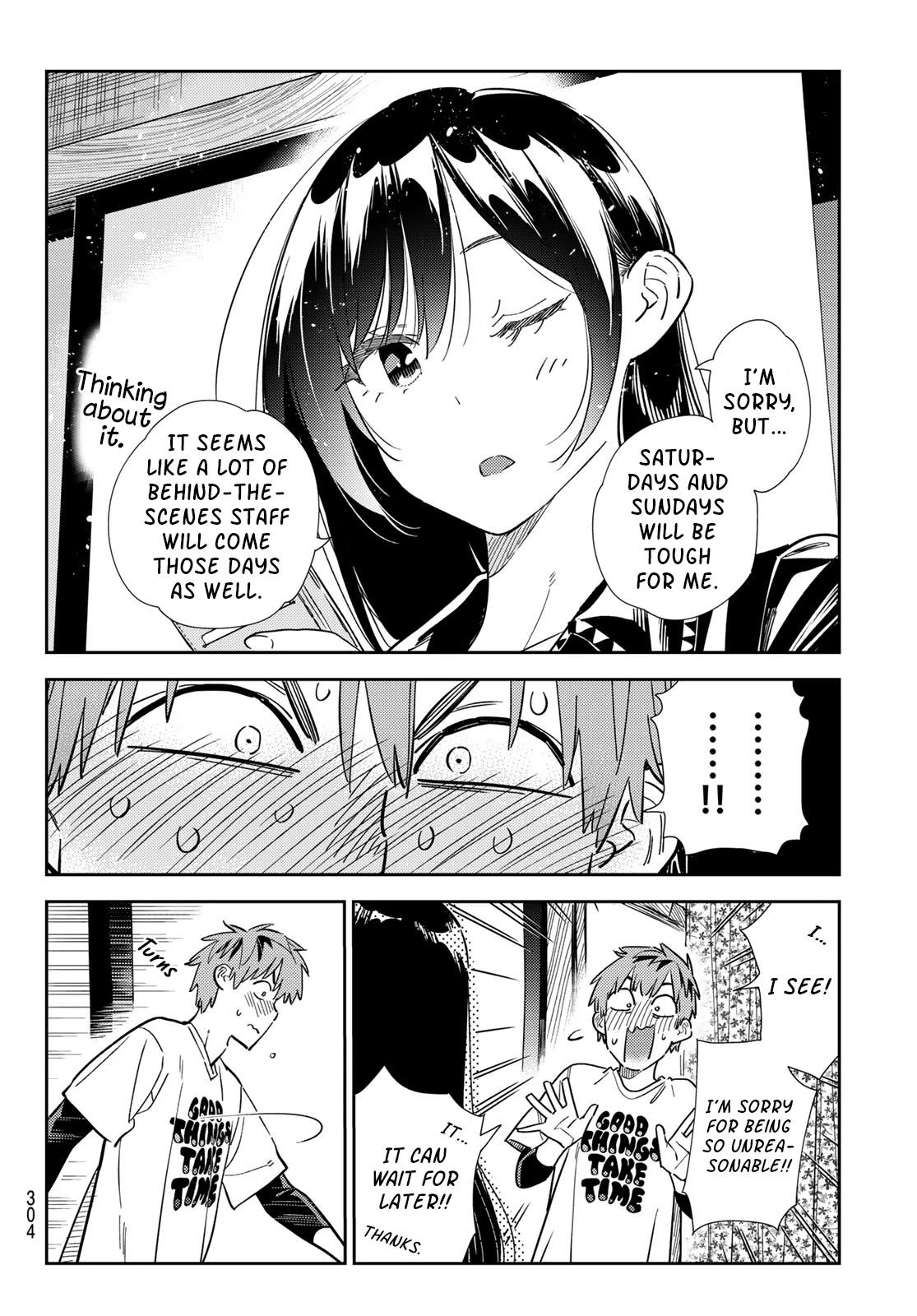 Kanojo, Okarishimasu chapter 316 page 8
