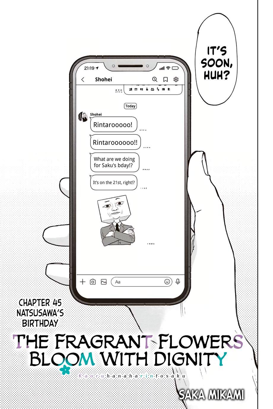 Kaoru Hana wa Rin to Saku chapter 45 page 4