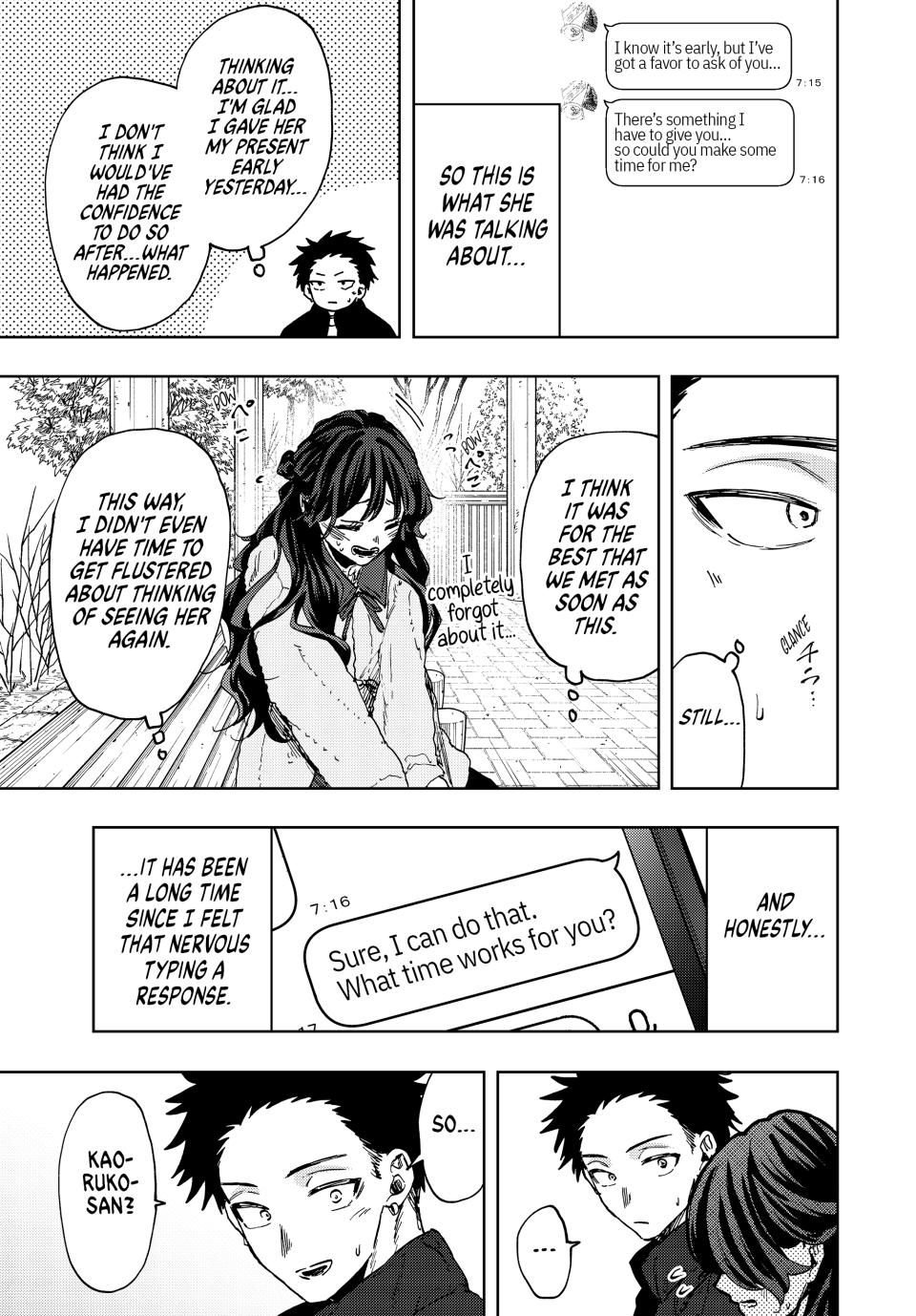 Kaoru Hana wa Rin to Saku chapter 101 page 11