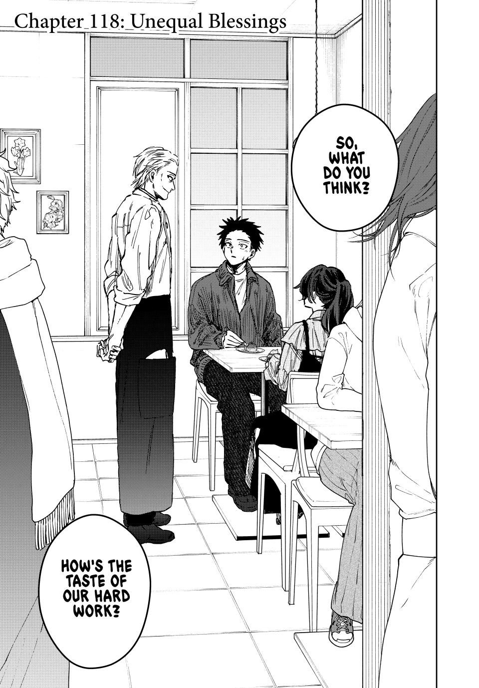 Kaoru Hana wa Rin to Saku chapter 118 page 1