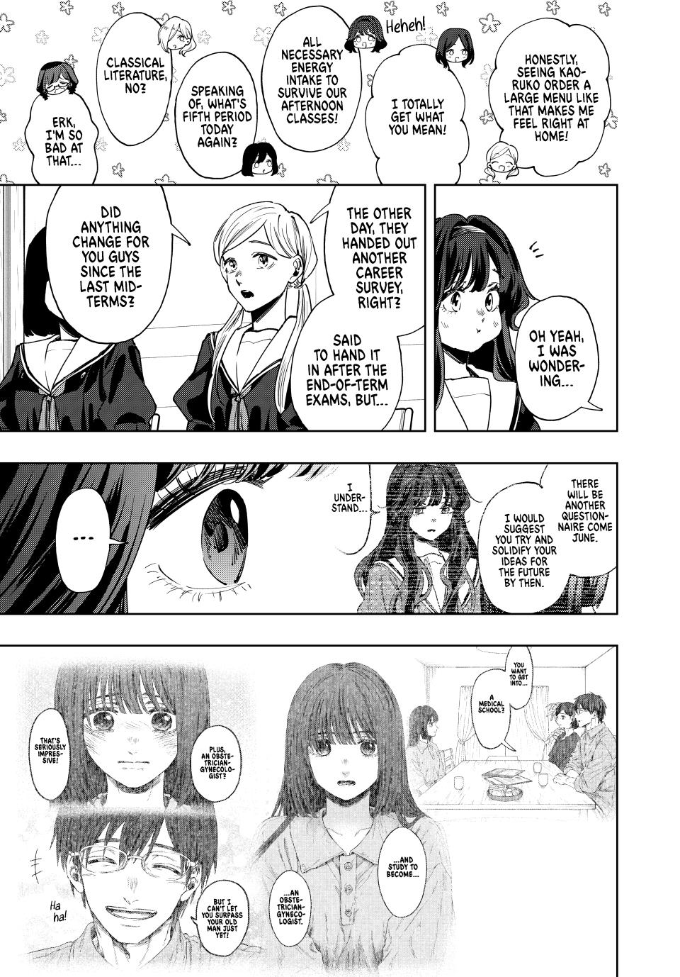 Kaoru Hana wa Rin to Saku chapter 132 page 3