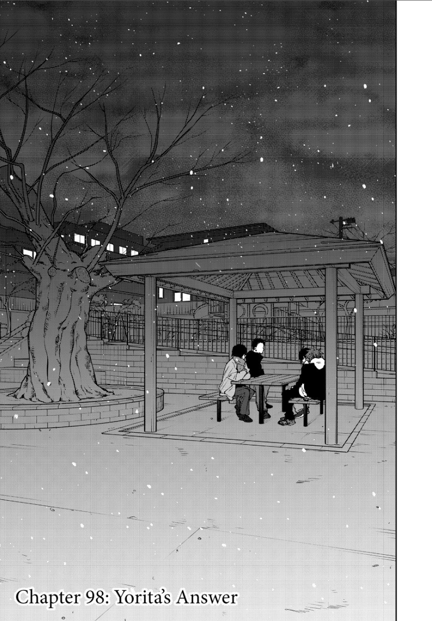 Kaoru Hana wa Rin to Saku chapter 98 page 1