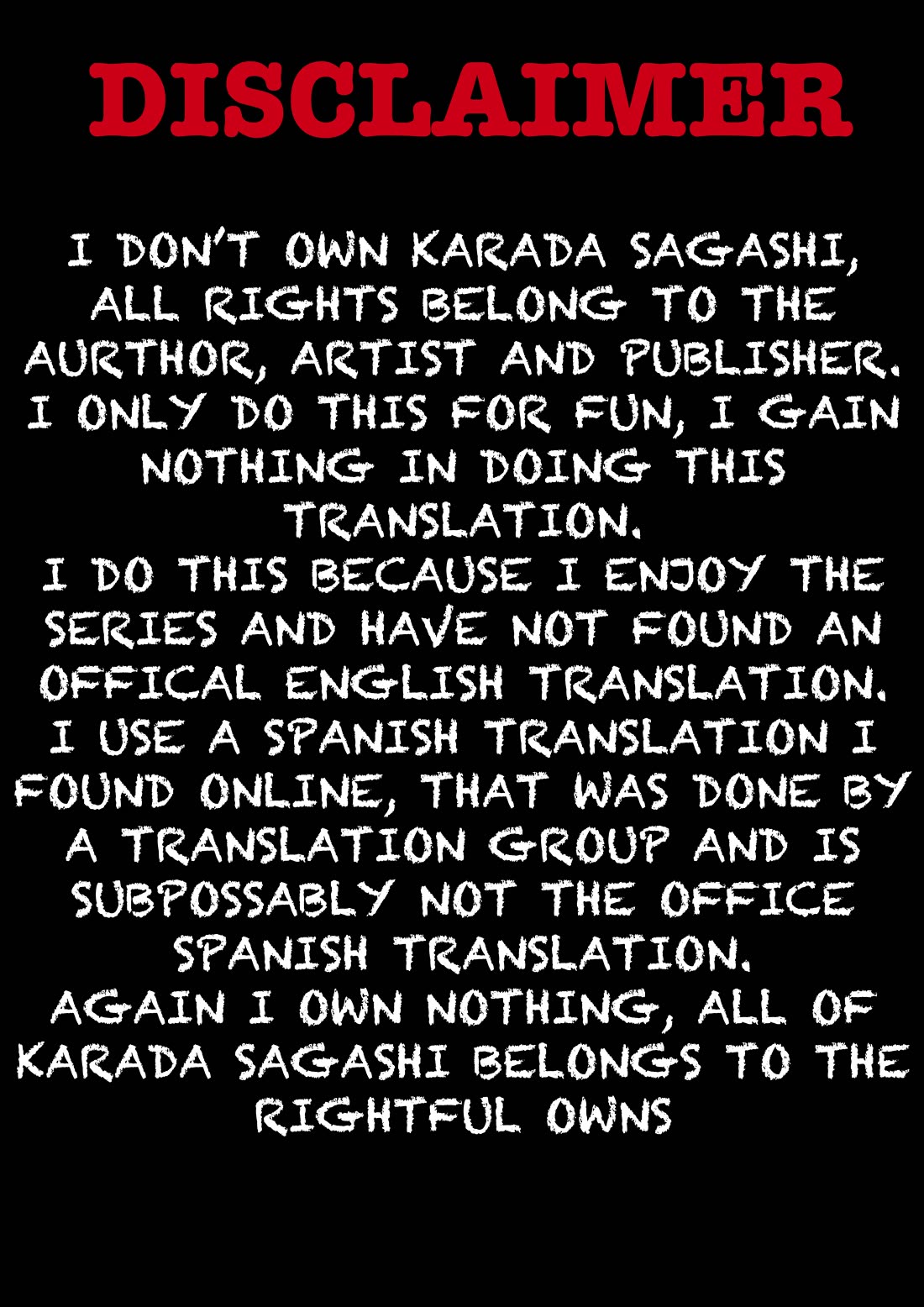 Karada Sagashi chapter 73 page 1