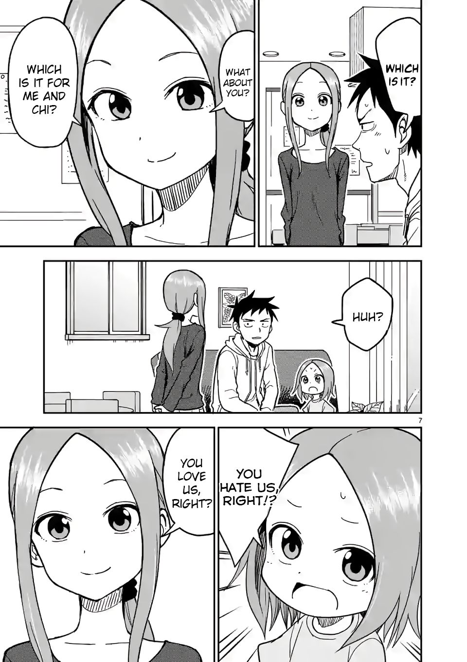 Karakai Jouzu no (Moto) Takagi-san chapter 130 page 7