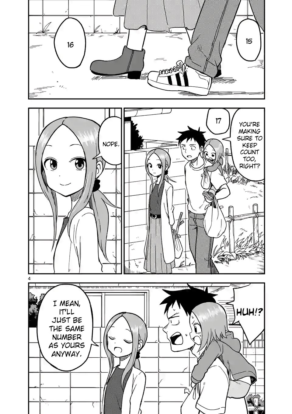 Karakai Jouzu no (Moto) Takagi-san chapter 132 page 4