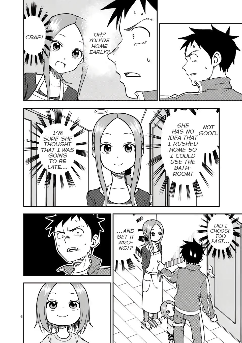 Karakai Jouzu no (Moto) Takagi-san chapter 134 page 6