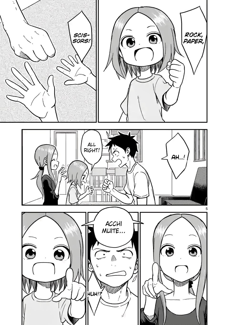 Karakai Jouzu no (Moto) Takagi-san chapter 137 page 5