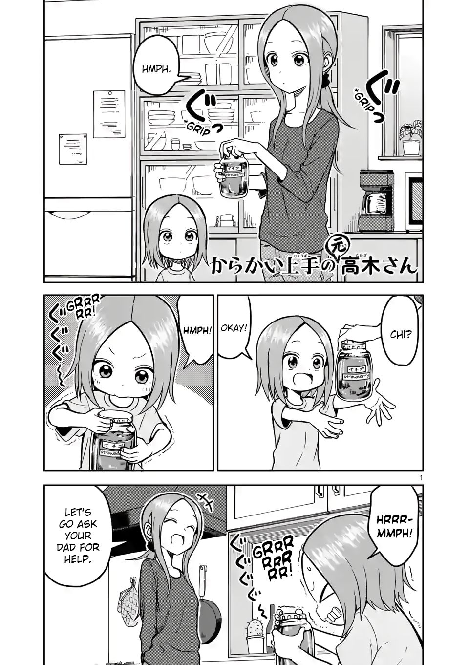 Karakai Jouzu no (Moto) Takagi-san chapter 141 page 1