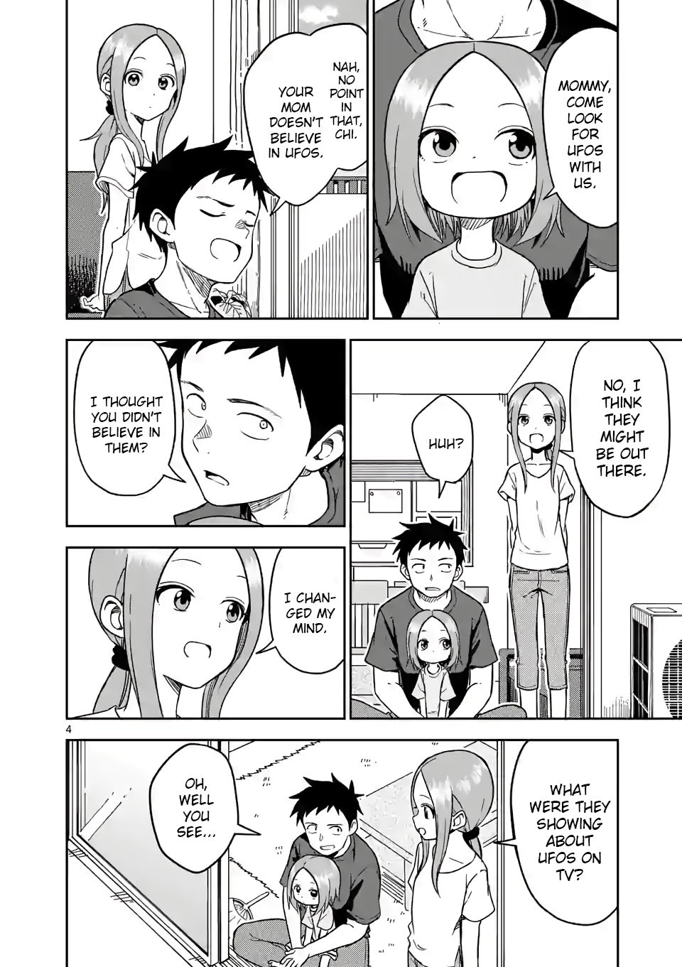 Karakai Jouzu no (Moto) Takagi-san chapter 145 page 4