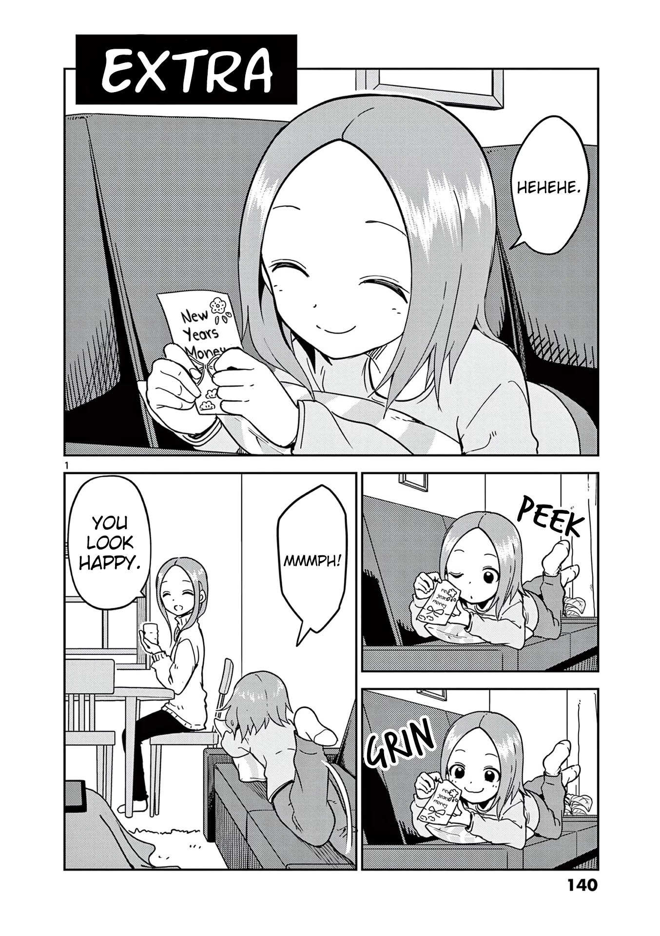 Karakai Jouzu no (Moto) Takagi-san chapter 188.5 page 1