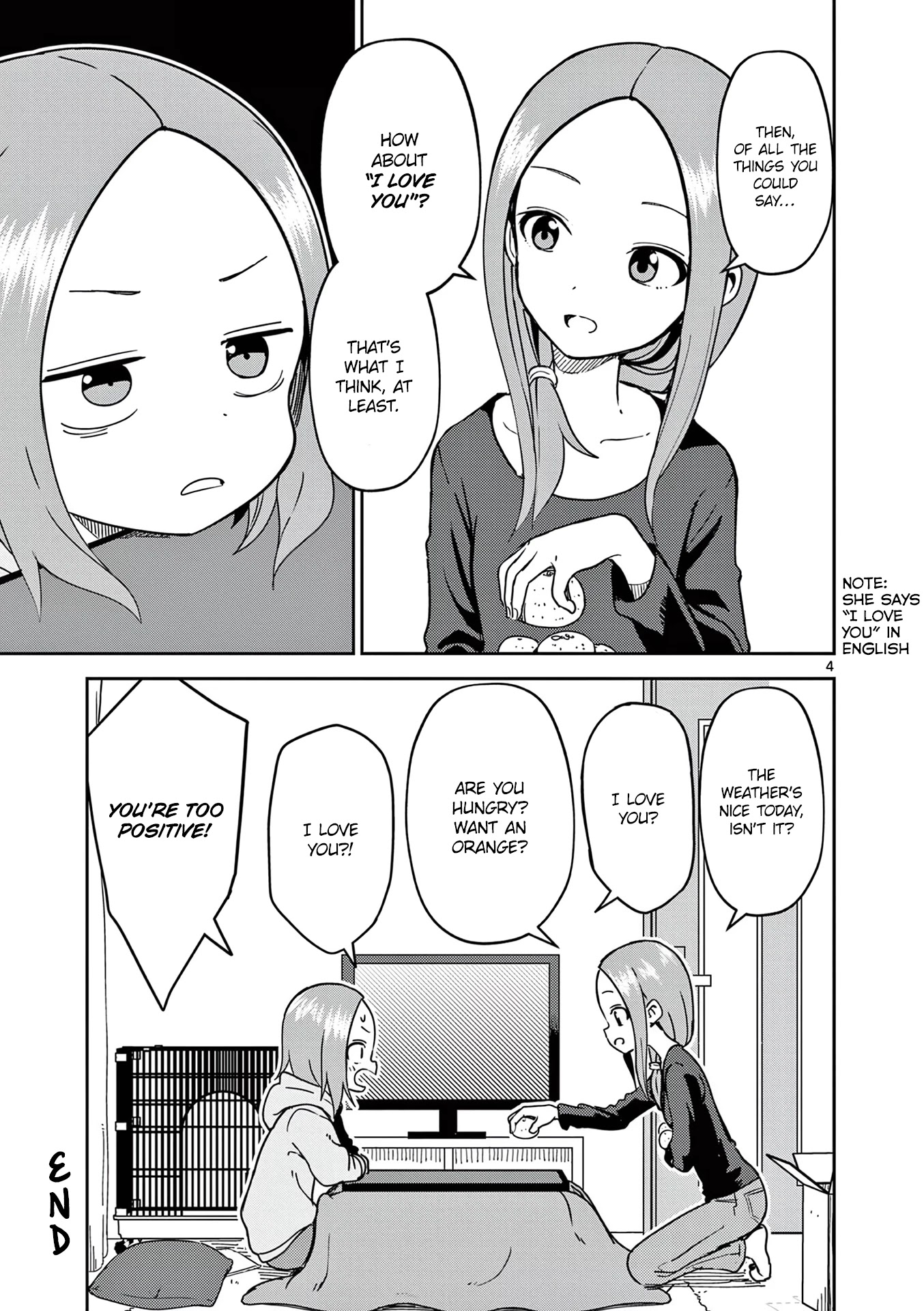 Karakai Jouzu no (Moto) Takagi-san chapter 193.5 page 4