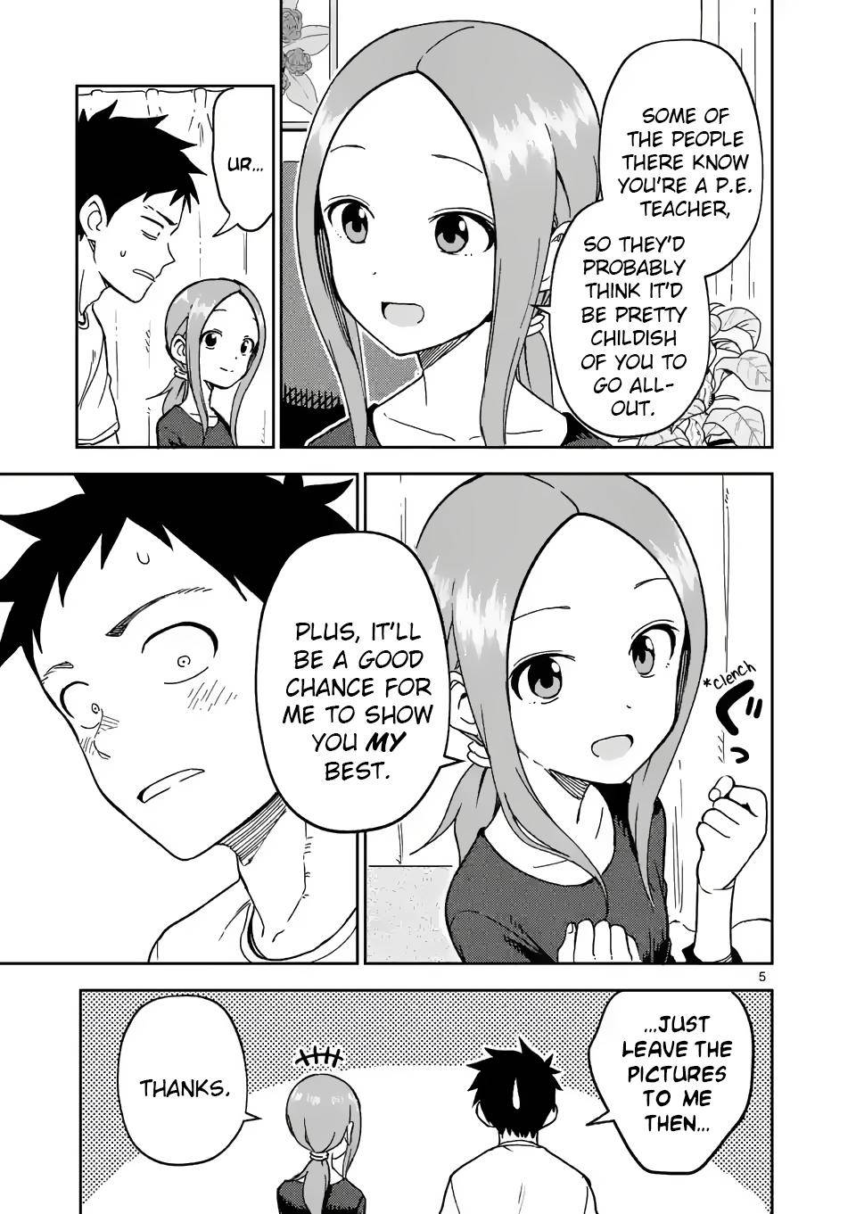 Karakai Jouzu no (Moto) Takagi-san chapter 204 page 5