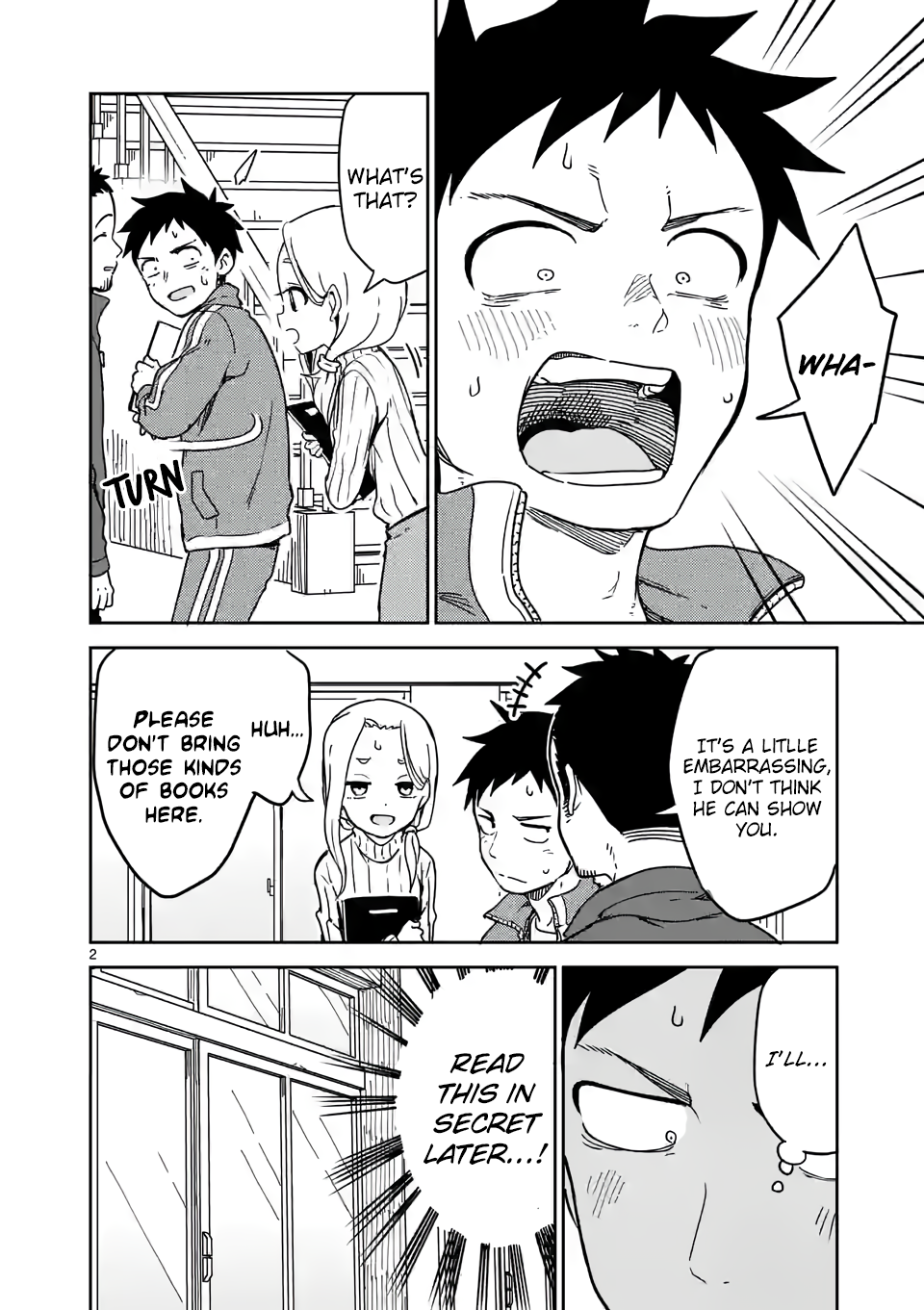 Karakai Jouzu no (Moto) Takagi-san chapter 214 page 2