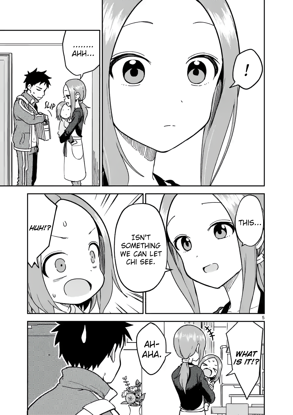 Karakai Jouzu no (Moto) Takagi-san chapter 214 page 5