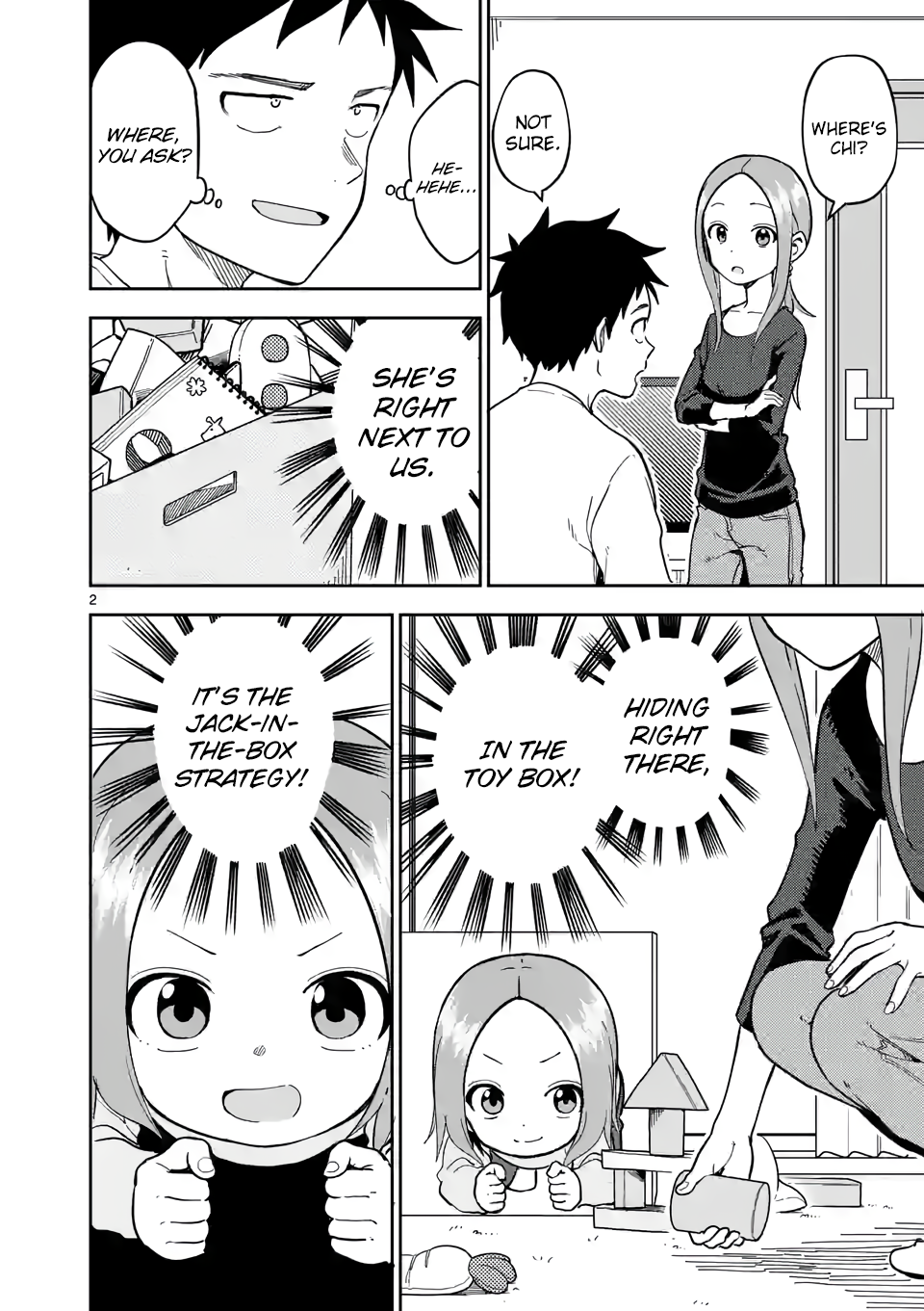 Karakai Jouzu no (Moto) Takagi-san chapter 215 page 2