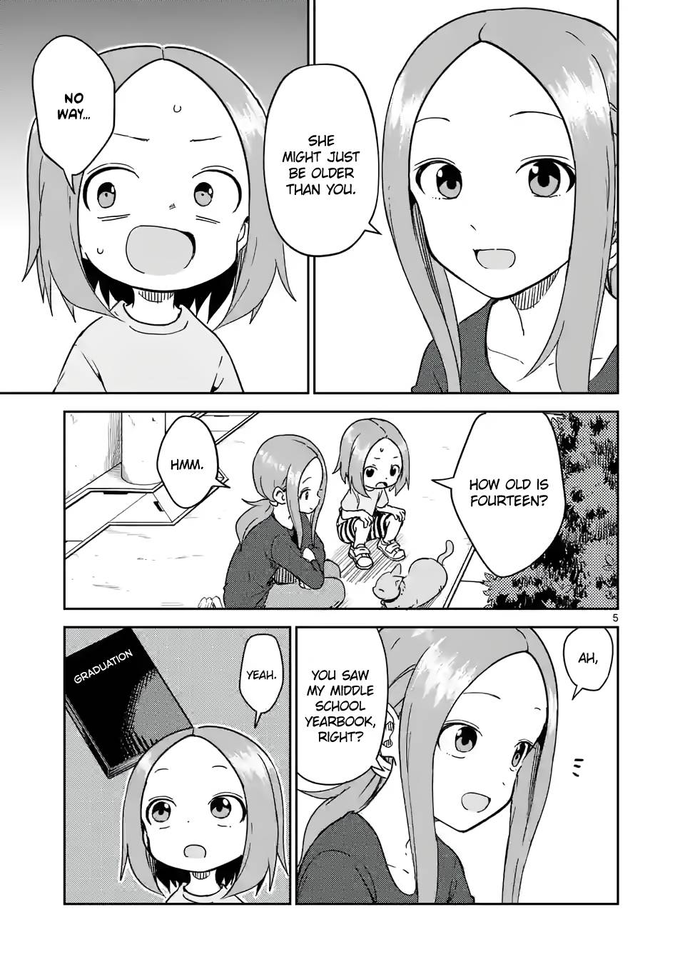 Karakai Jouzu no (Moto) Takagi-san chapter 245 page 5