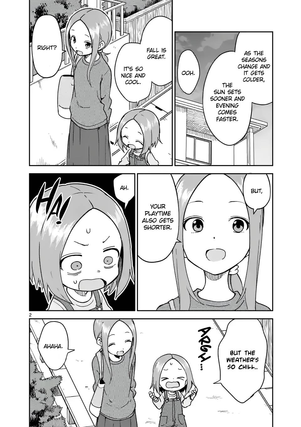 Karakai Jouzu no (Moto) Takagi-san chapter 249 page 2