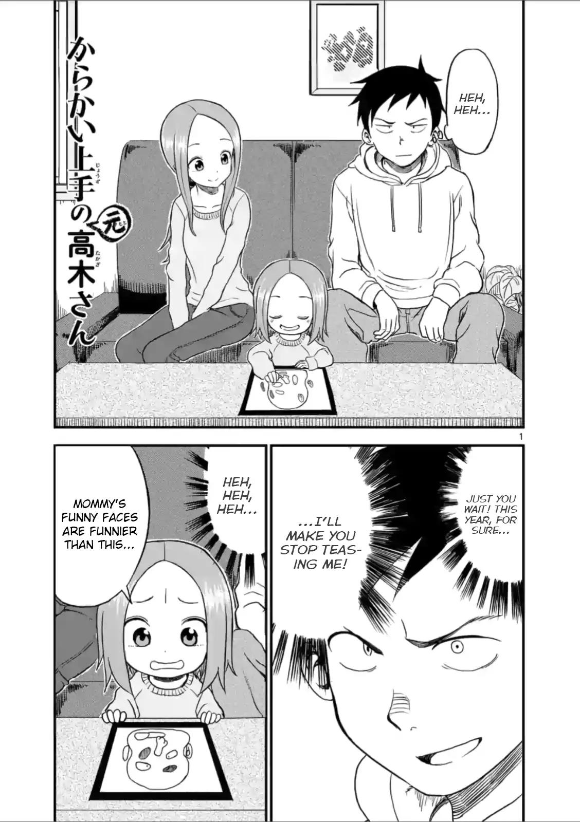 Karakai Jouzu no (Moto) Takagi-san chapter 26 page 1