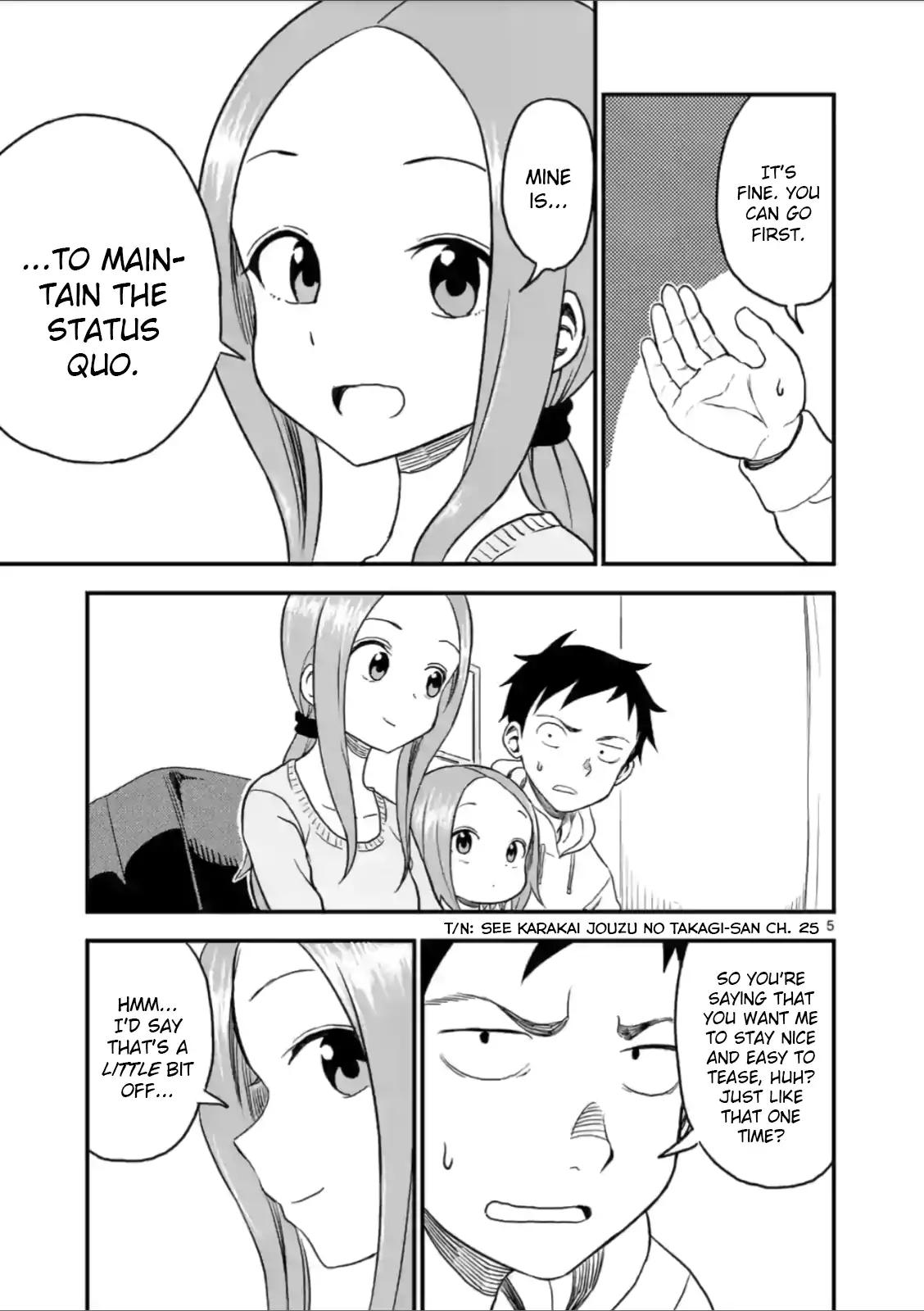 Karakai Jouzu no (Moto) Takagi-san chapter 26 page 5