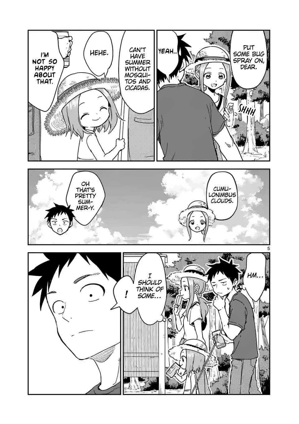 Karakai Jouzu no (Moto) Takagi-san chapter 282 page 5