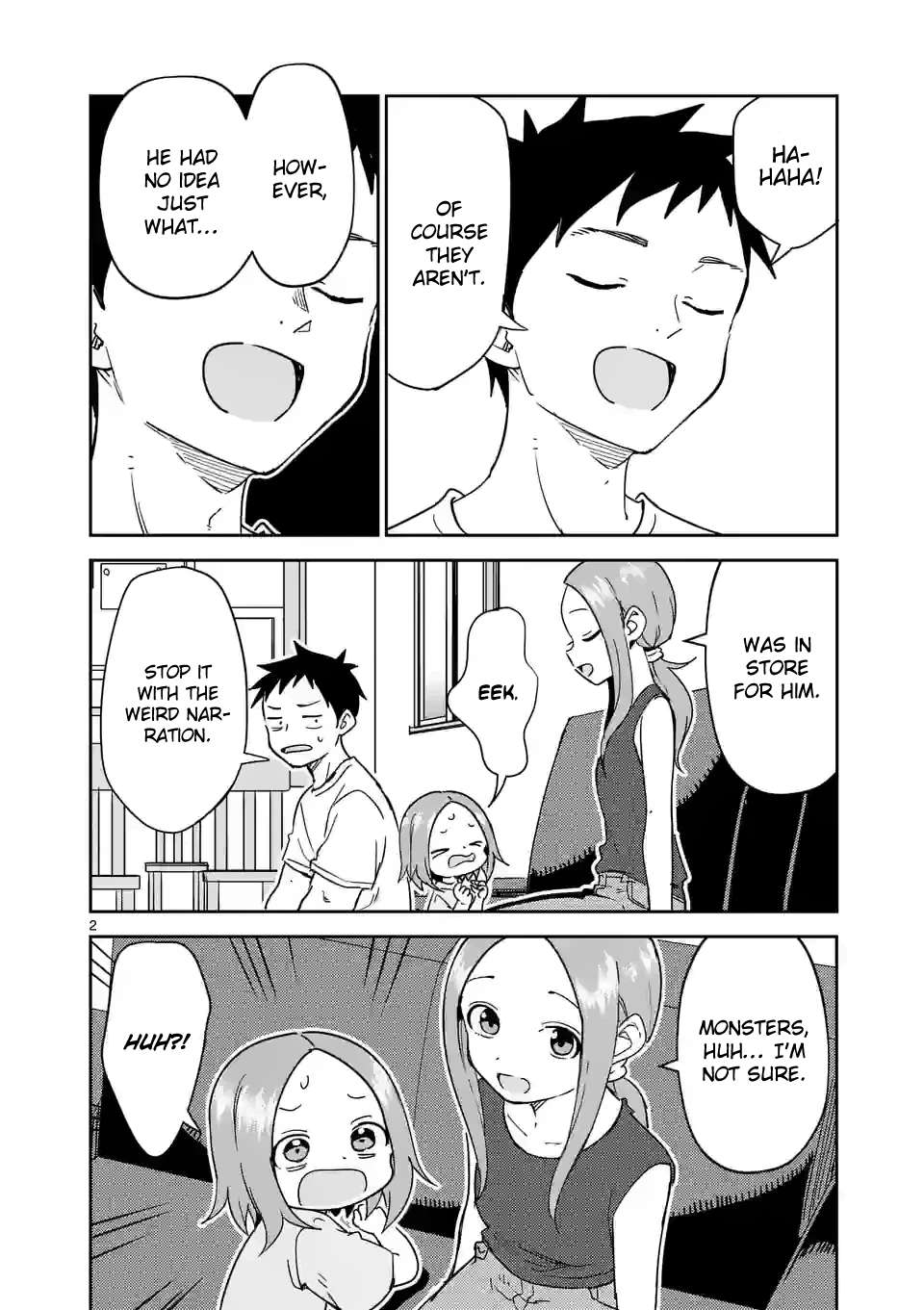 Karakai Jouzu no (Moto) Takagi-san chapter 287 page 2