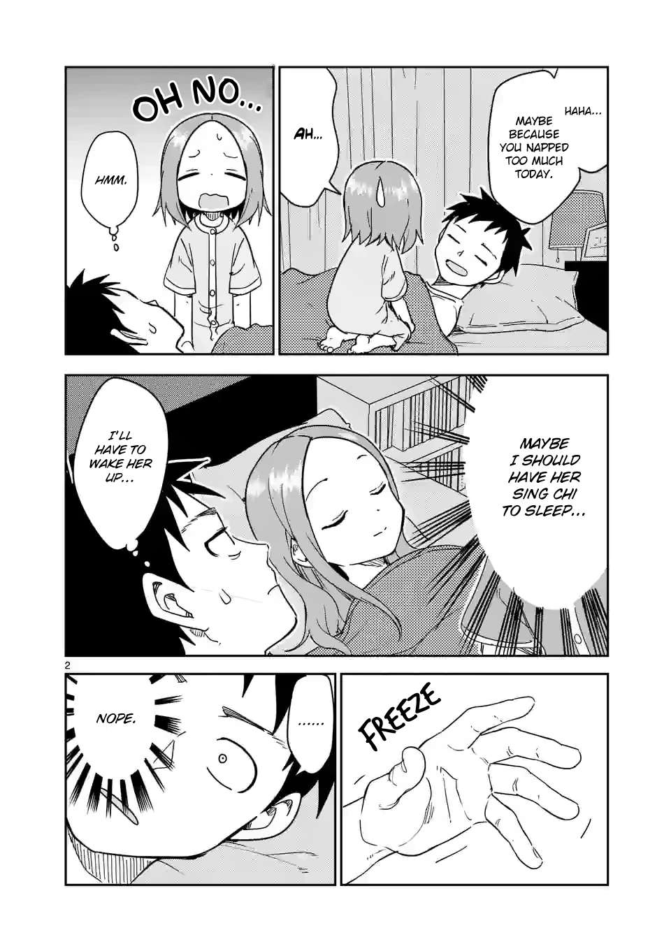 Karakai Jouzu no (Moto) Takagi-san chapter 290 page 2