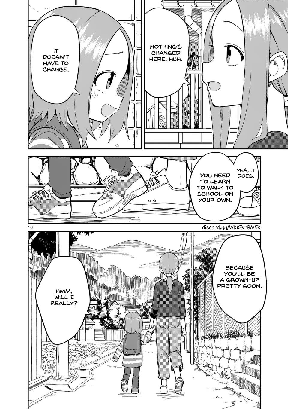 Karakai Jouzu no (Moto) Takagi-san chapter 314 page 16