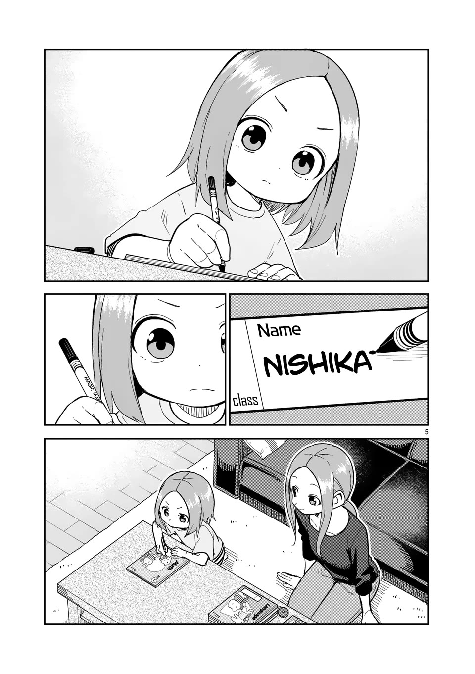 Karakai Jouzu no (Moto) Takagi-san chapter 314 page 5