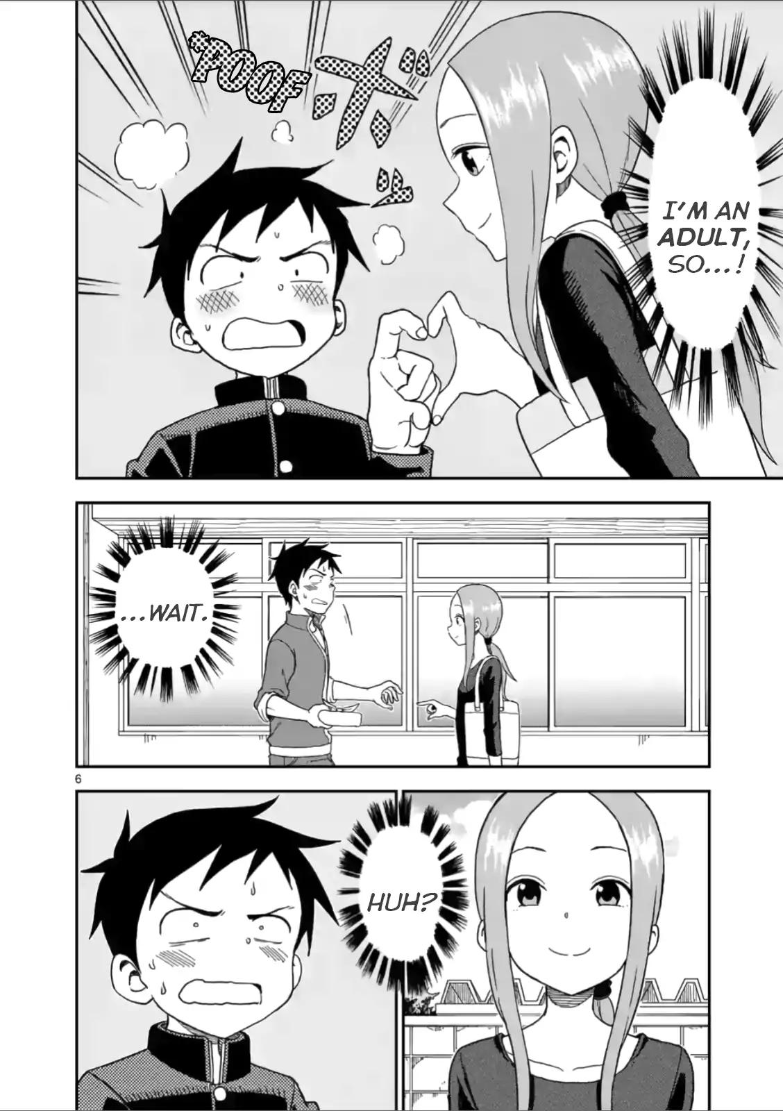 Karakai Jouzu no (Moto) Takagi-san chapter 60 page 6