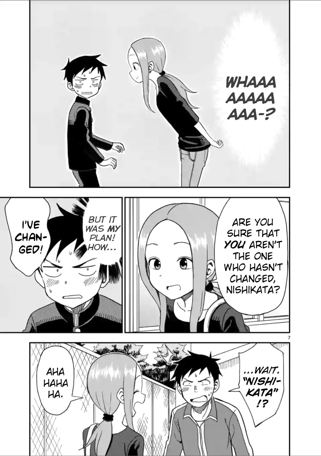 Karakai Jouzu no (Moto) Takagi-san chapter 60 page 7