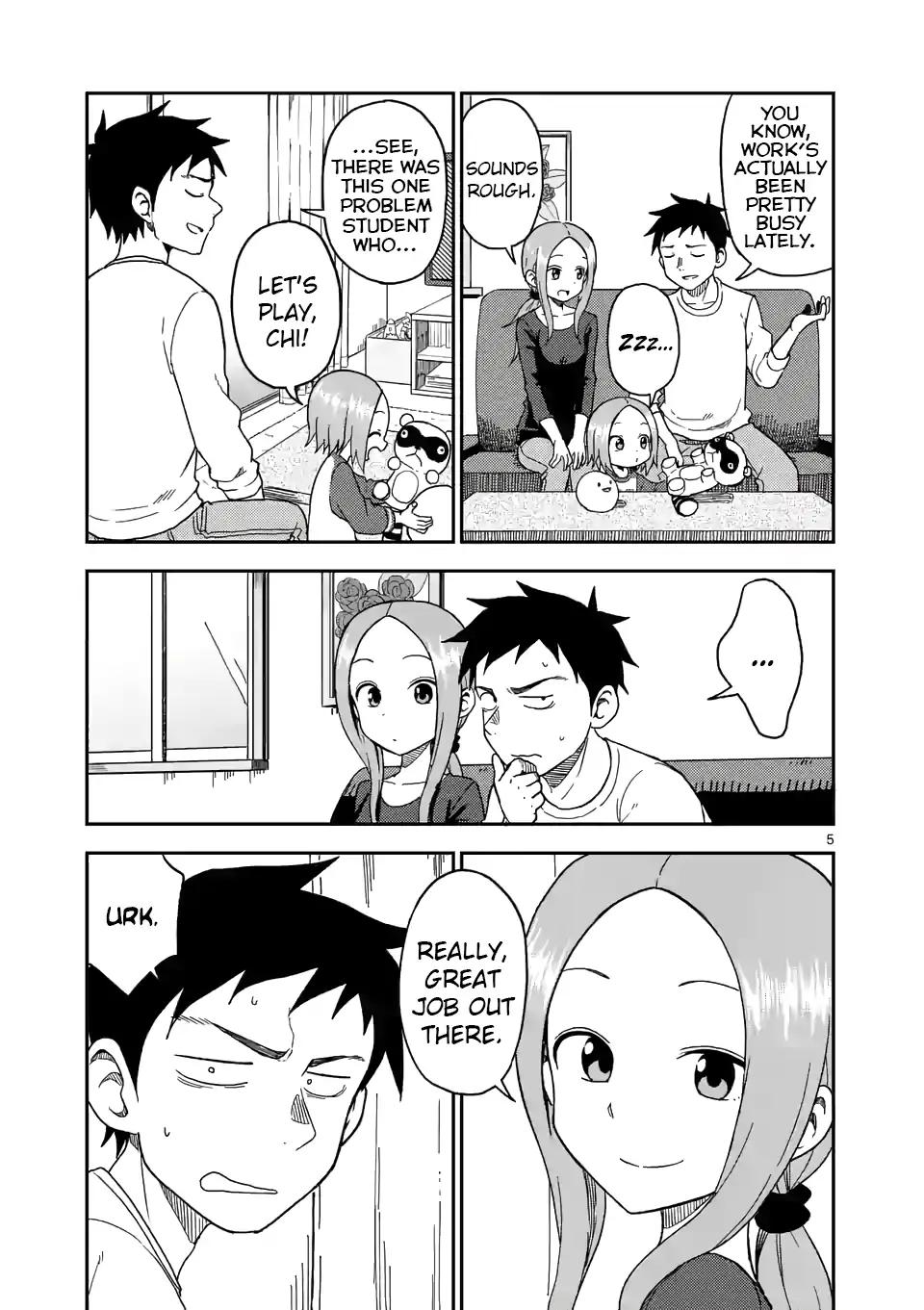 Karakai Jouzu no (Moto) Takagi-san chapter 79 page 5