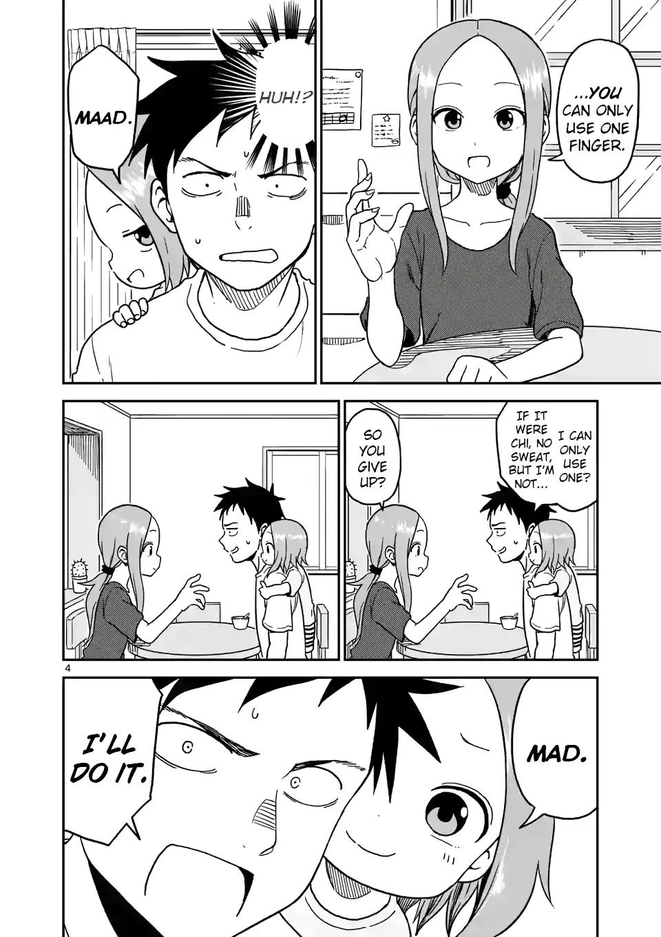 Karakai Jouzu no (Moto) Takagi-san chapter 98 page 4