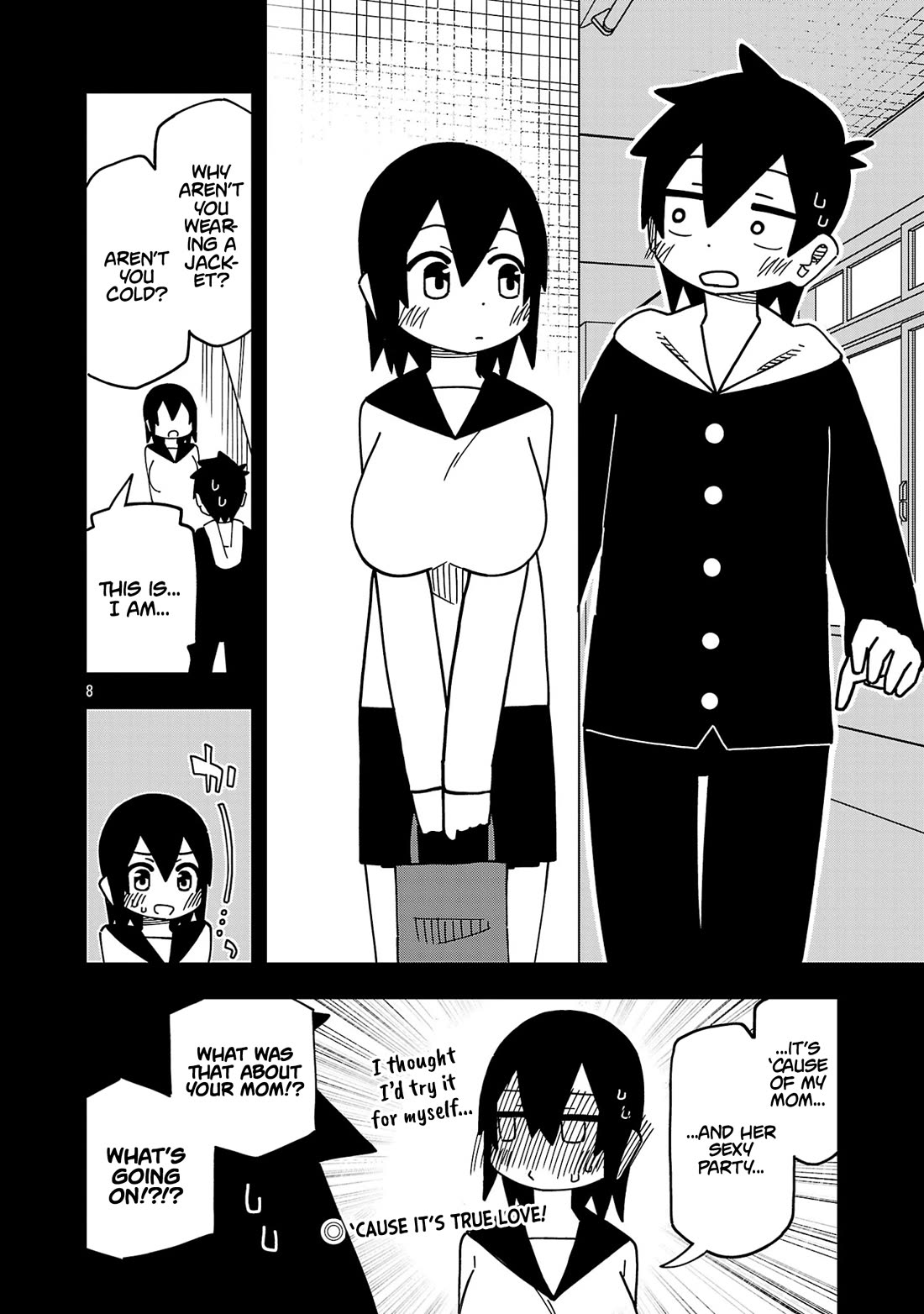 Kawaii Kouhai ni Iwasaretai chapter 122 page 8