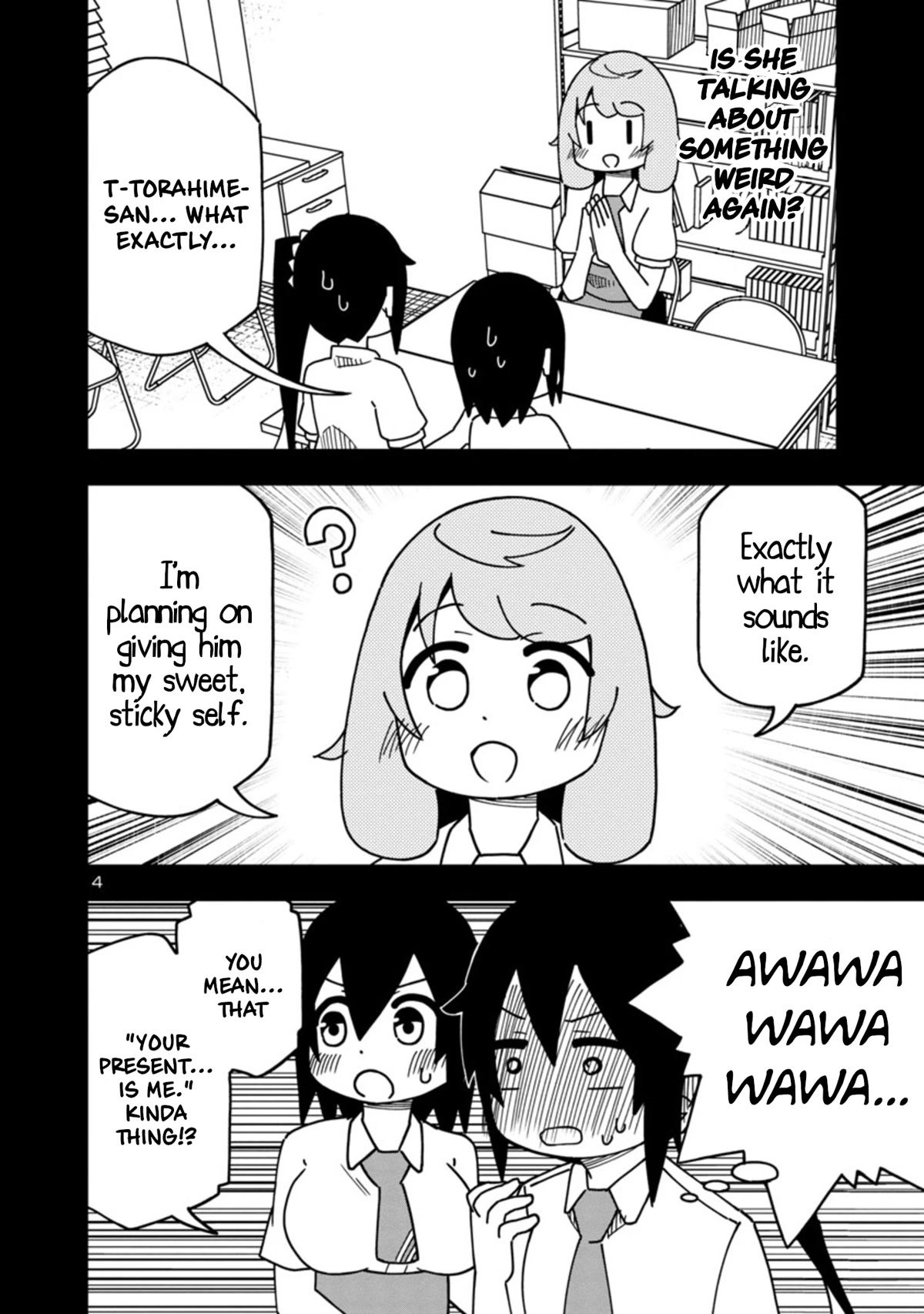 Kawaii Kouhai ni Iwasaretai chapter 97 page 4