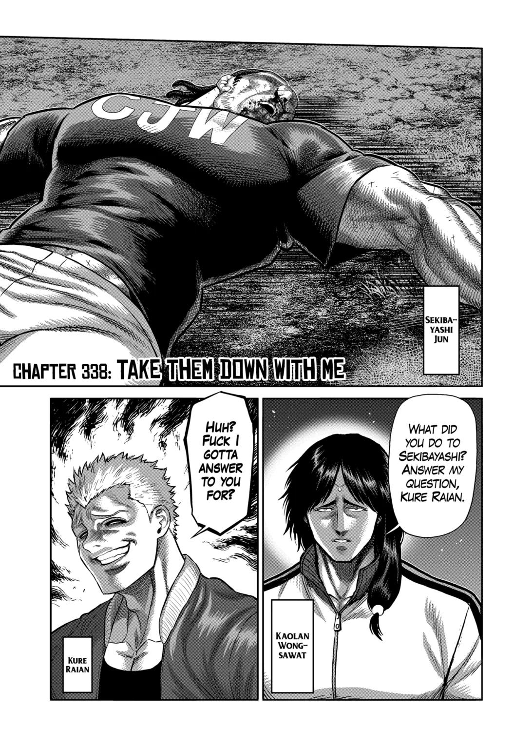 Kengan Omega chapter 338 page 1