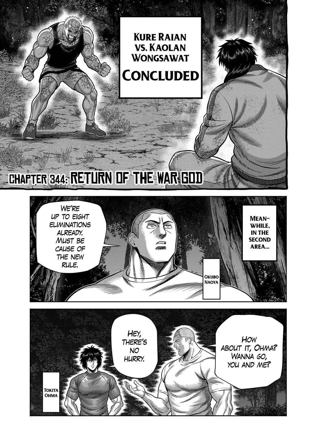 Kengan Omega chapter 344 page 1