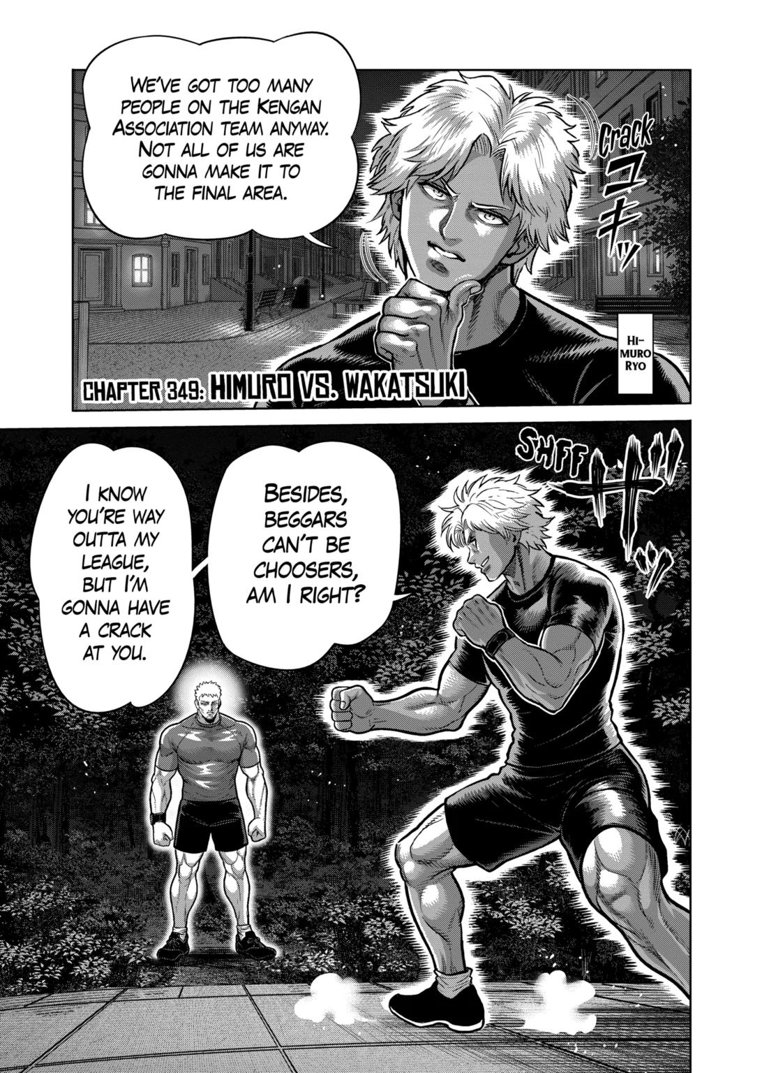 Kengan Omega chapter 349 page 1