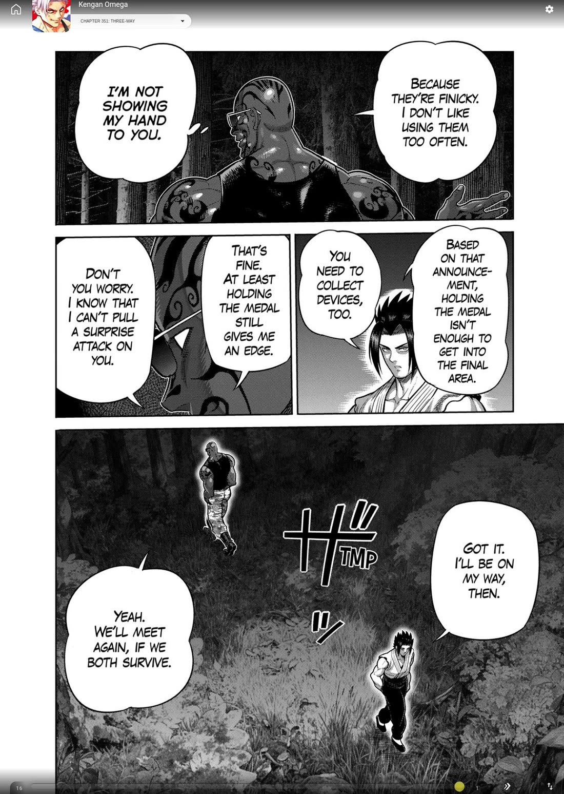 Kengan Omega chapter 351 page 2