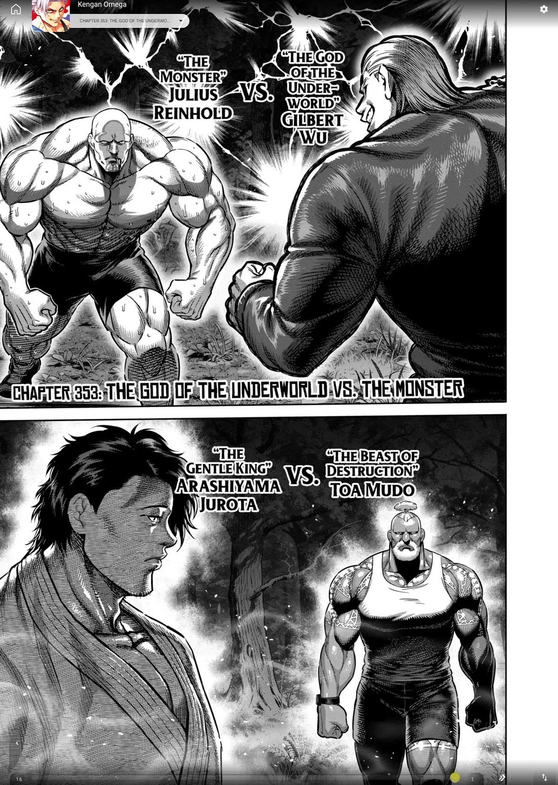 Kengan Omega chapter 353 page 1
