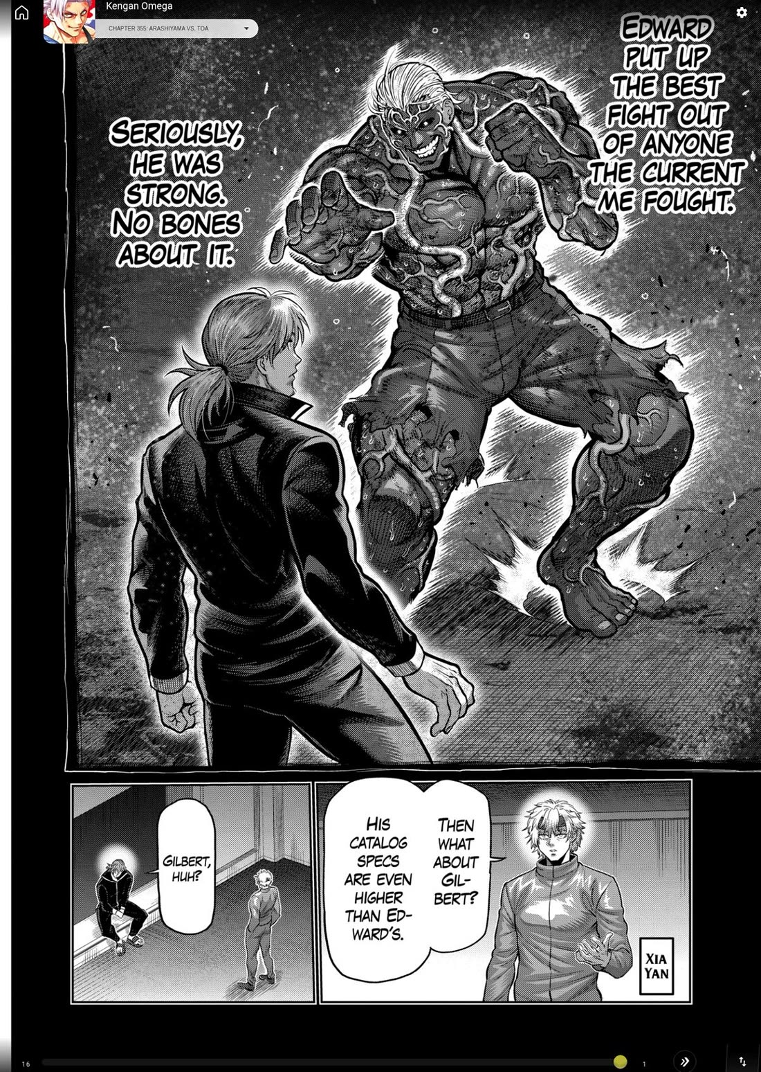 Kengan Omega chapter 355 page 2