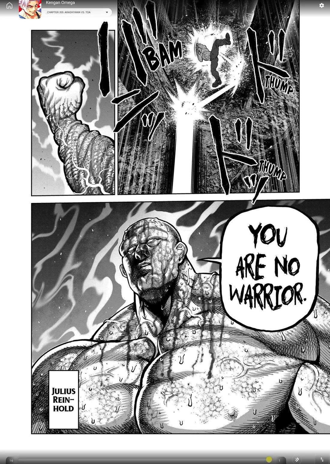 Kengan Omega chapter 355 page 4
