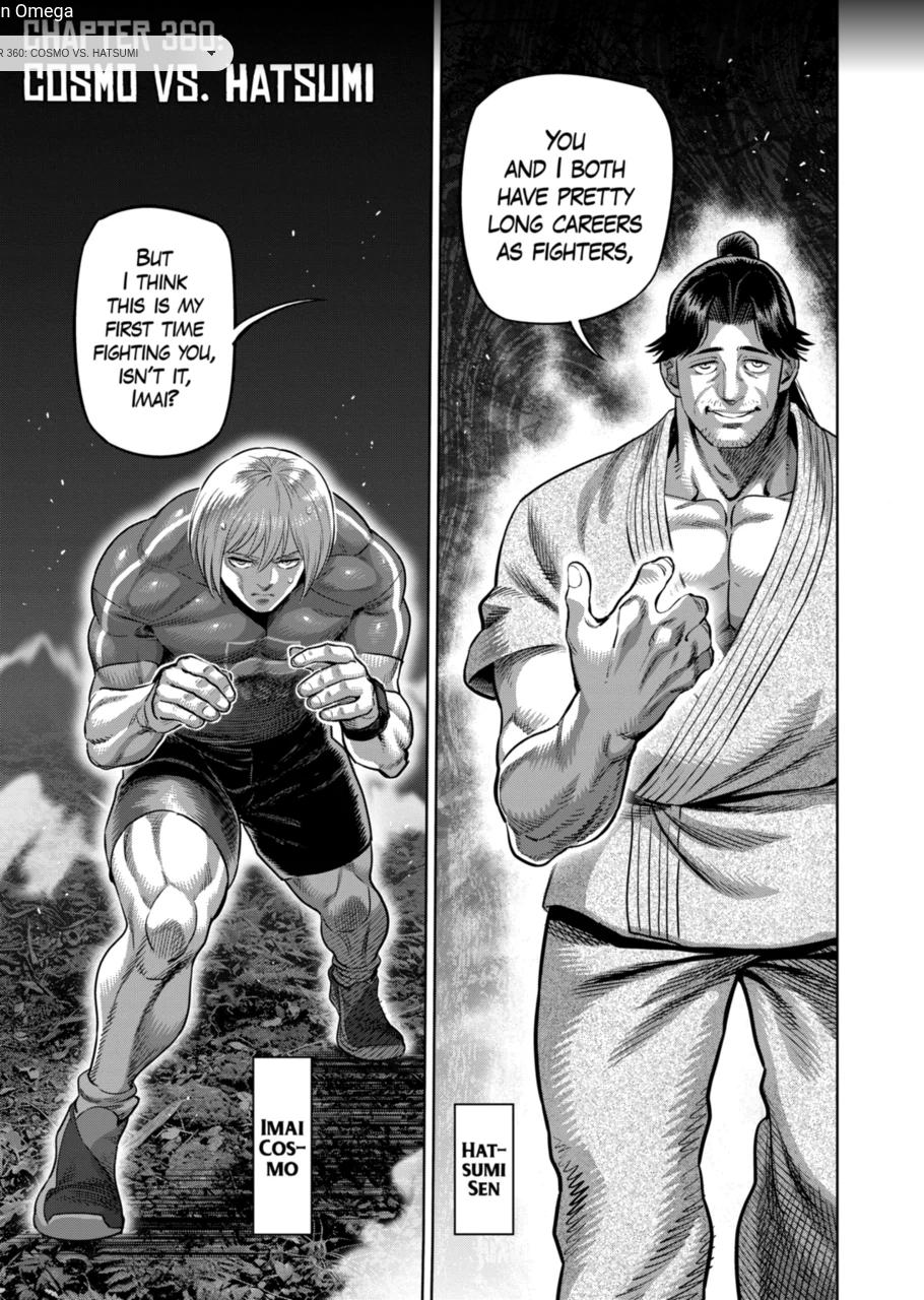 Kengan Omega chapter 360 page 1